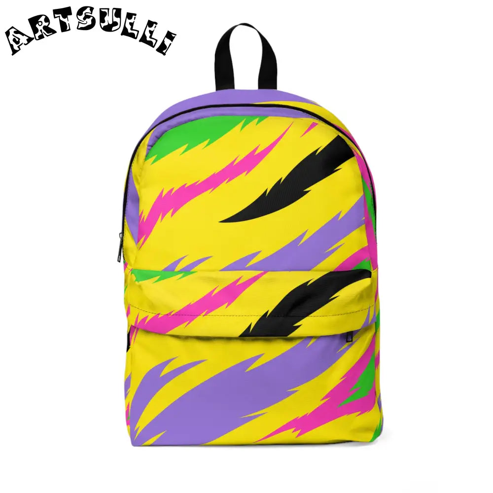 JAKKOUTTHEBXX Electric Tiger Fur Unisex Classic Backpack