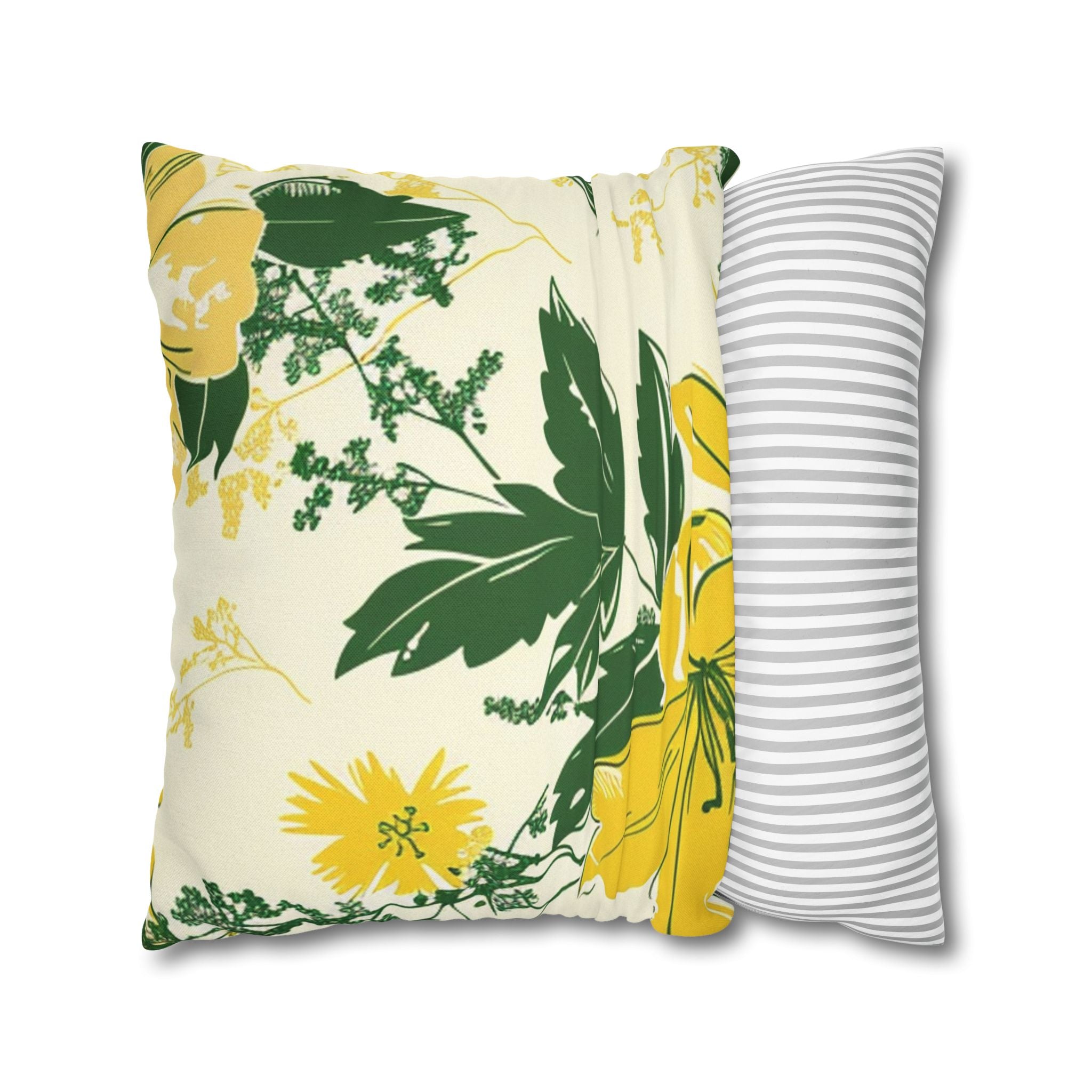 Spun Polyester Square Pillowcase, Artsulli - Art is Long, Life is Short, Home Decor, , , , , , , 