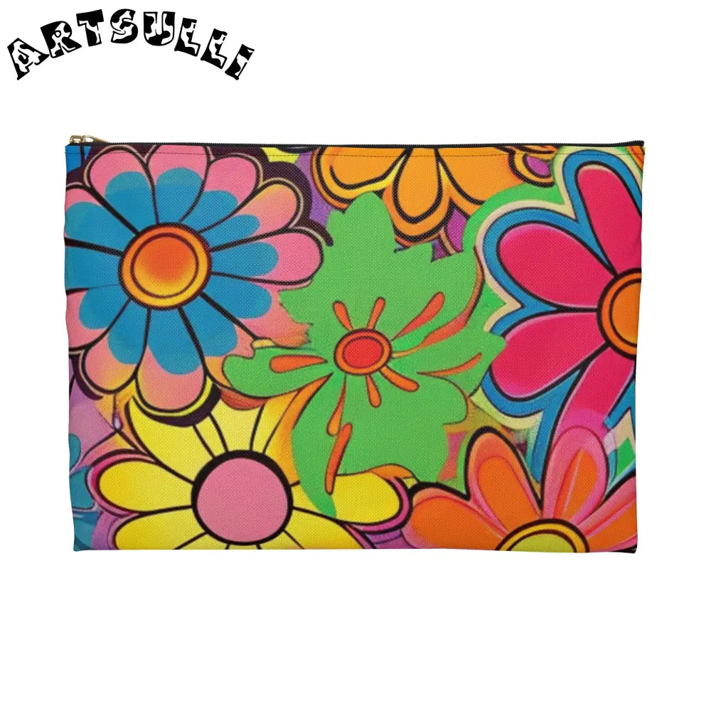 JAKKOUTTHEBXX Chromatic Daisy Dream Accessory Pouch JAKKOUTTHEBXX