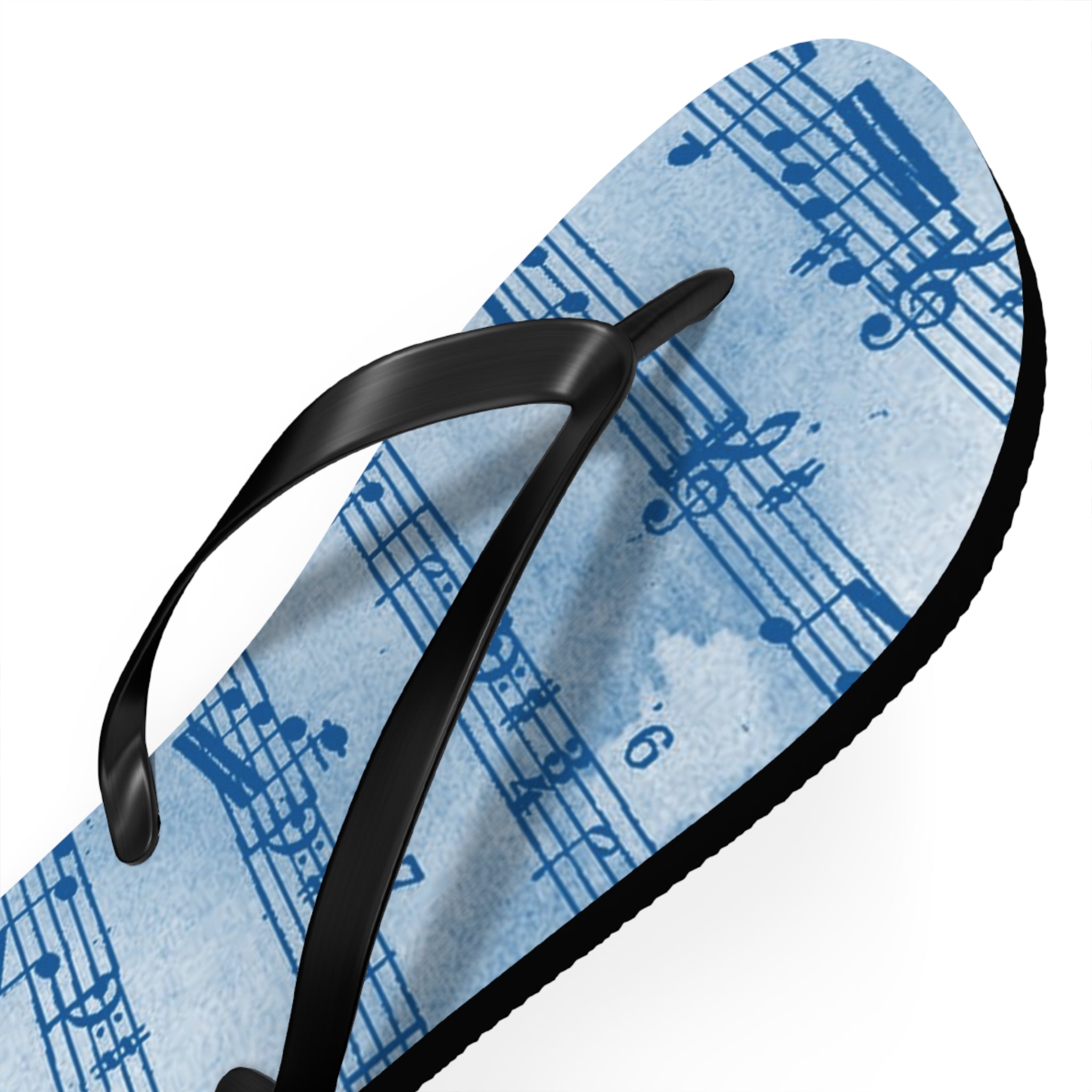 Drip Spill Type Beat Sheet Music Blue Flip Flops, Artsulli - Art is Long, Life is Short, Shoes, , , , , , , 