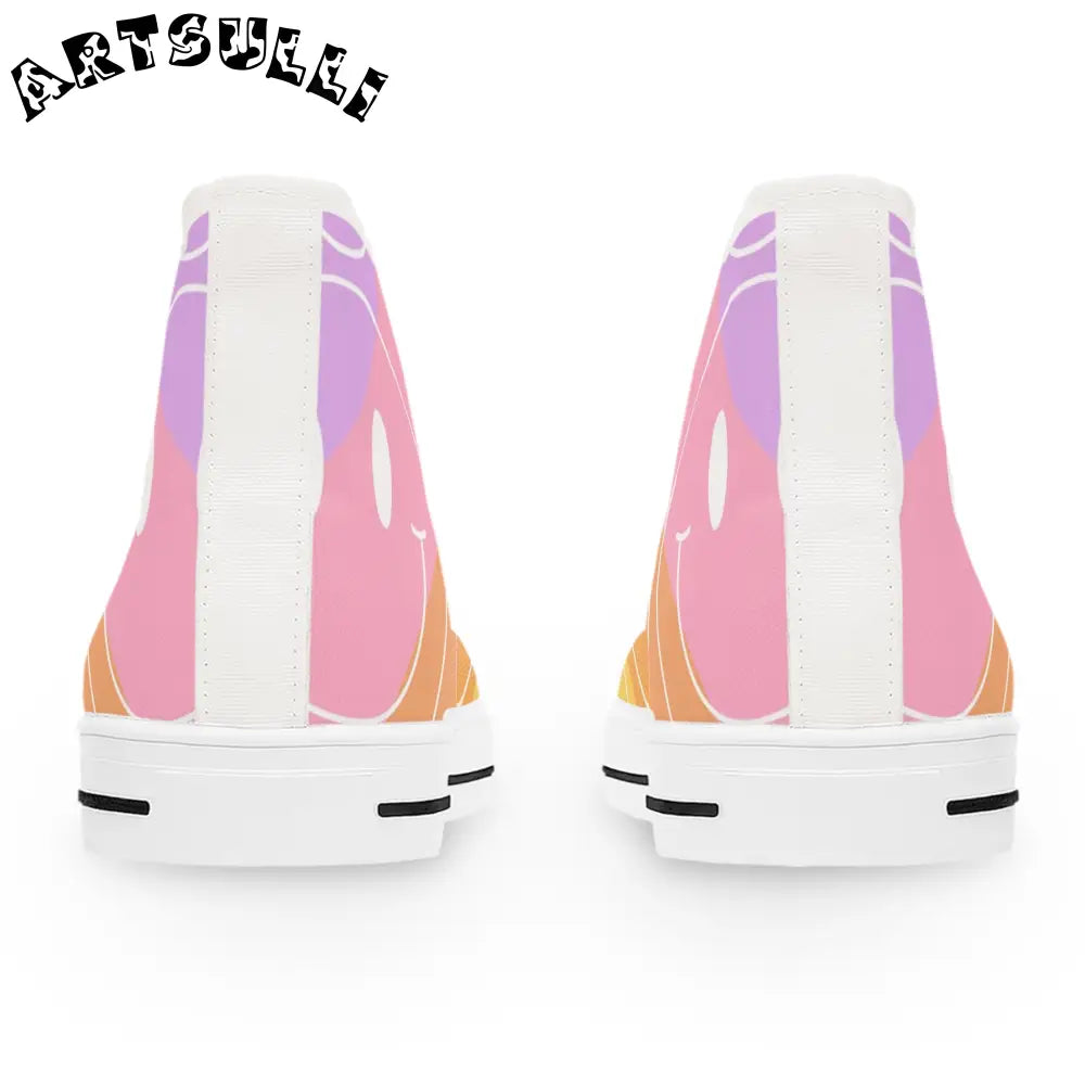 JAKKOUTTHEBXX Smiley Face x Rainbow Stripes Multi-Color Women’s High