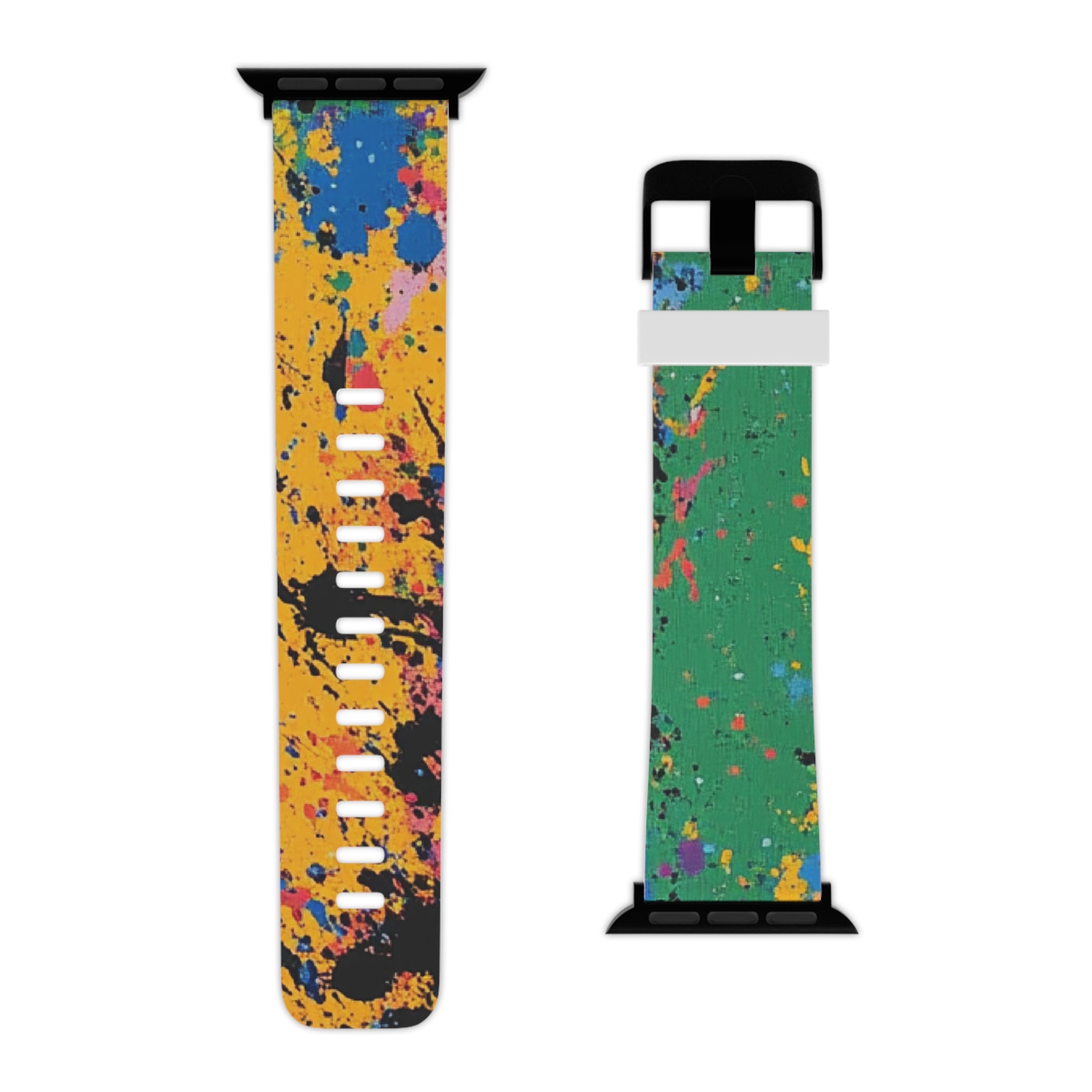 The Colors Of Paint Splatter Watch Band for Apple Watch, Artsulli - Art is Long, Life is Short, Accessories, , , , , , , 