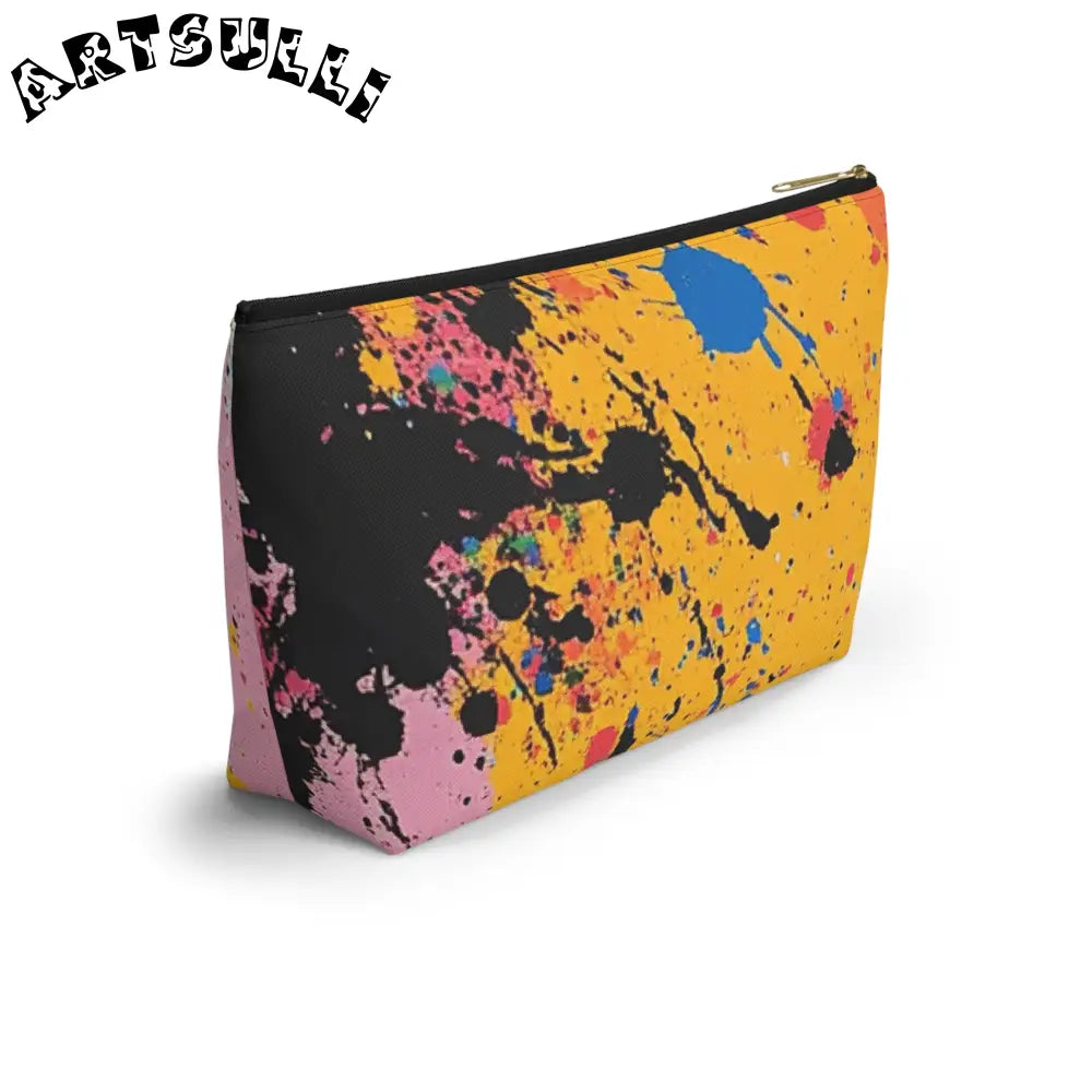 JAKKOUTTHEBXX The Colors Of Paint Splatter Accessory Pouch w