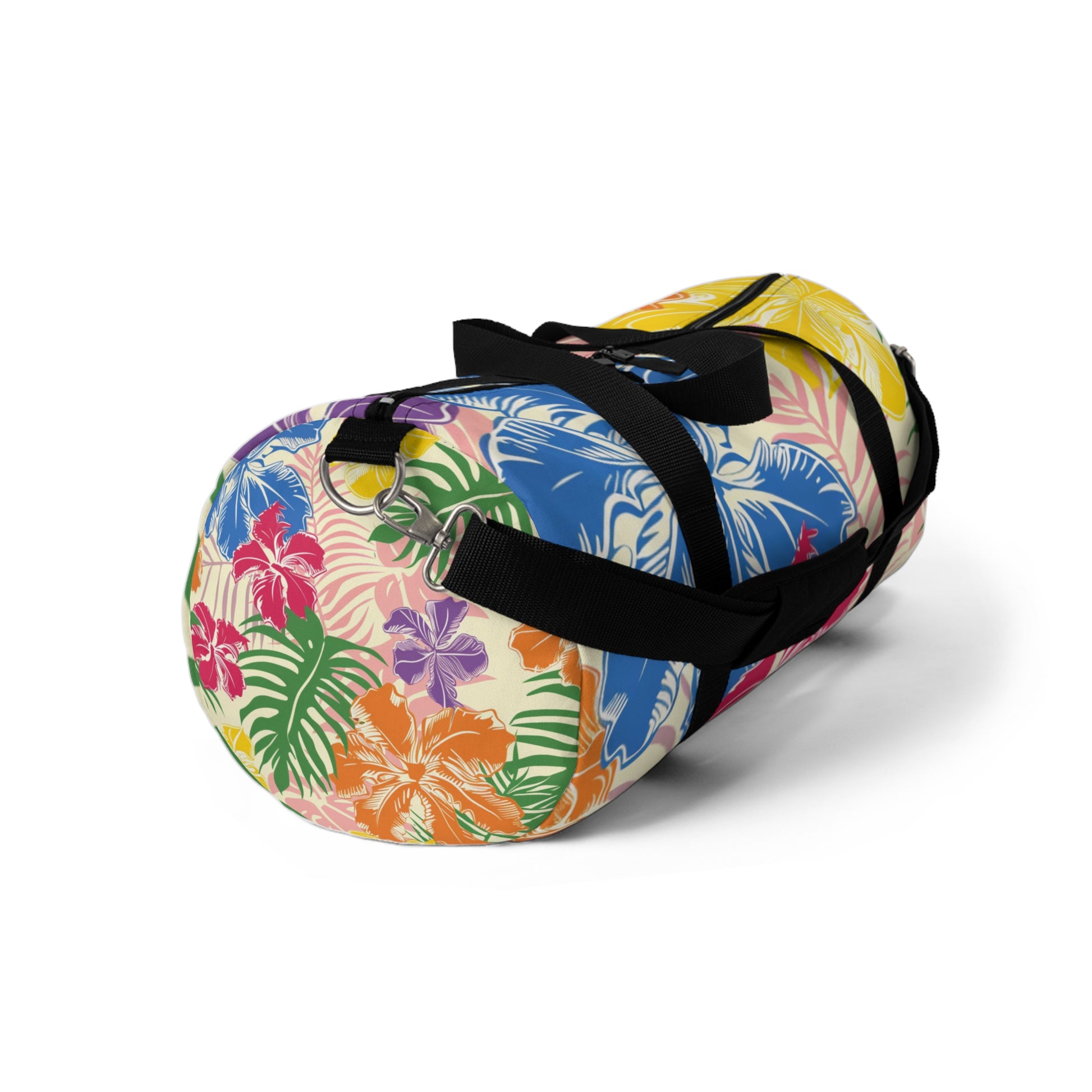 Blooming Tropical Flowers Duffel Bag, Artsulli - Art is Long, Life is Short, Bags, , , , , , , 