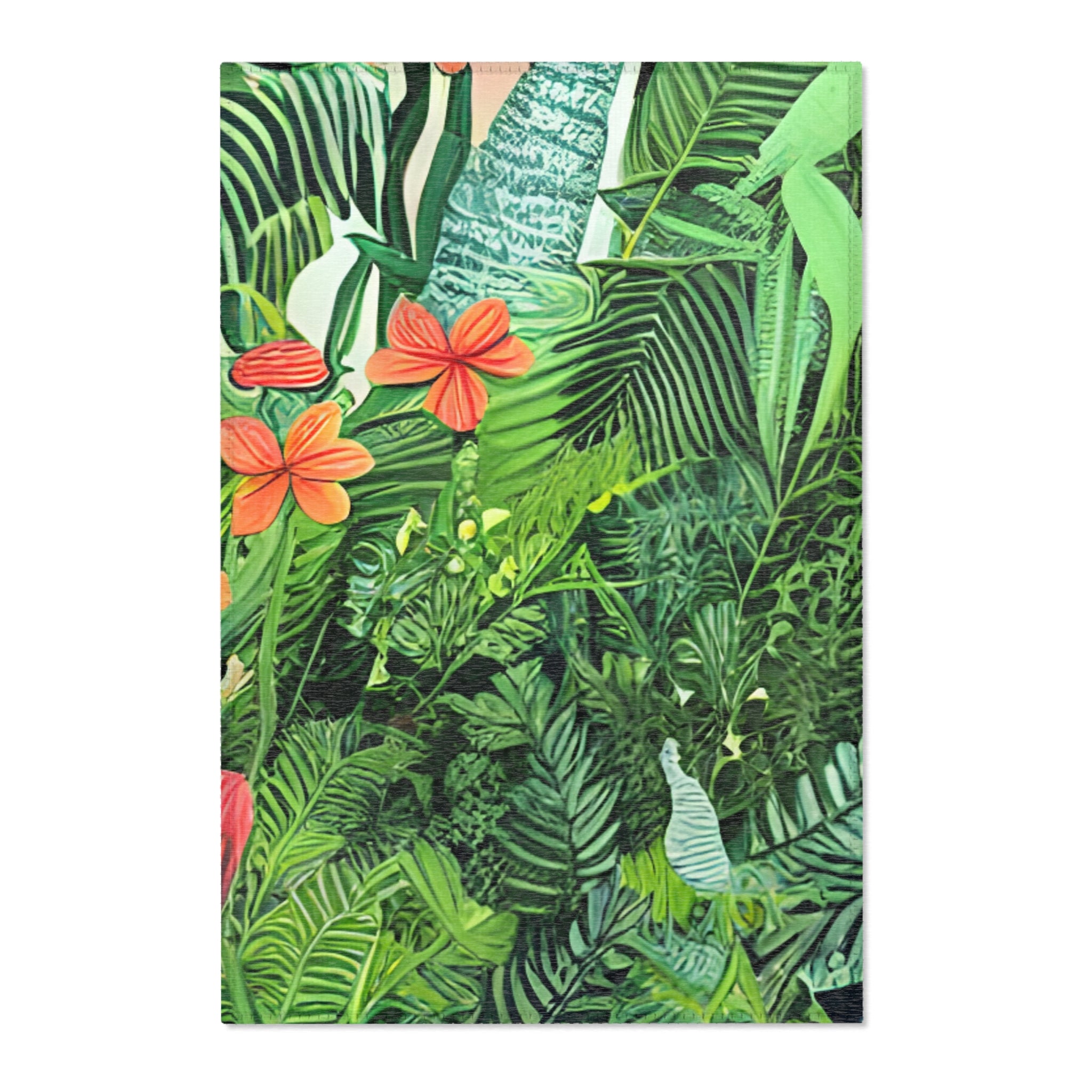 Jungle Zebra Art Area Rugs, Artsulli - Art is Long, Life is Short, Home Decor, Size, 24" × 36", , , , , 62126959737373