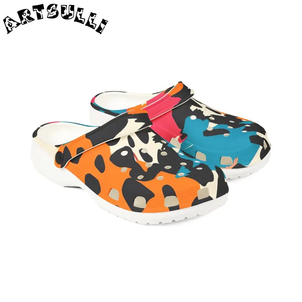 JAKKOUTTHEBXX Wild Brush Strokes x Animal Print Multi-Color EVA Foam