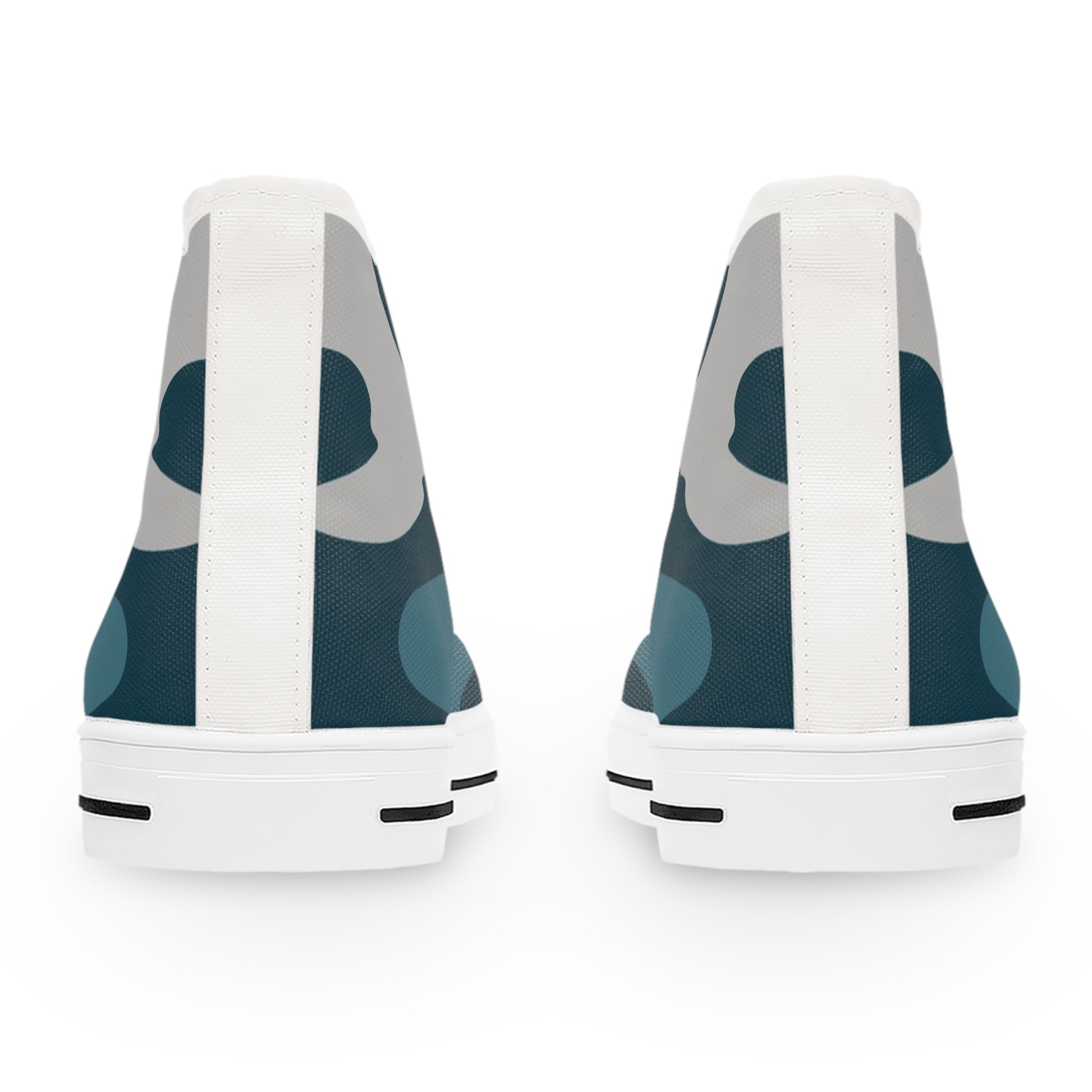 Blue Camouflage Women's High Top Sneakers, Artsulli - Art is Long, Life is Short, Shoes, , , , , , , 