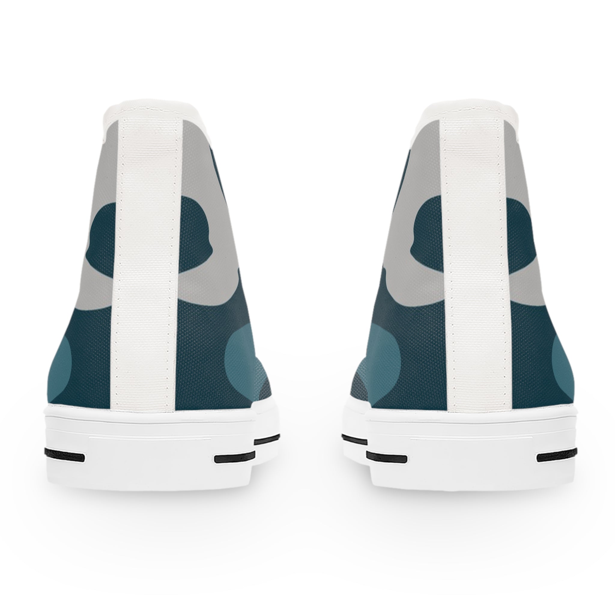 Blue Camouflage Women's High Top Sneakers, Artsulli - Art is Long, Life is Short, Shoes, , , , , , , 