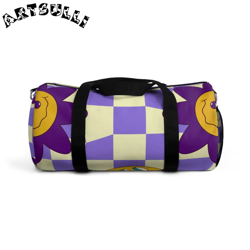 JAKKOUTTHEBXX Trippy Flower Power Motifs Duffel Bag JAKKOUTTHEBXX