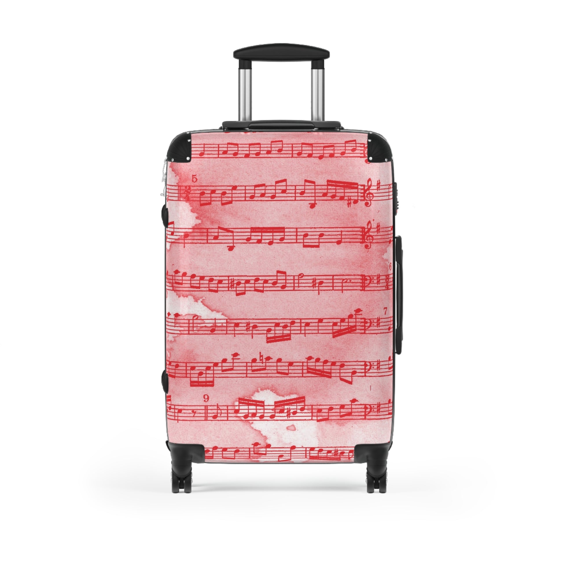 Drip Spill Type Beat Sheet Music Red Suitcase, Artsulli - Art is Long, Life is Short, Bags, Size, Medium, Color, Black, , , 65277817630885011129