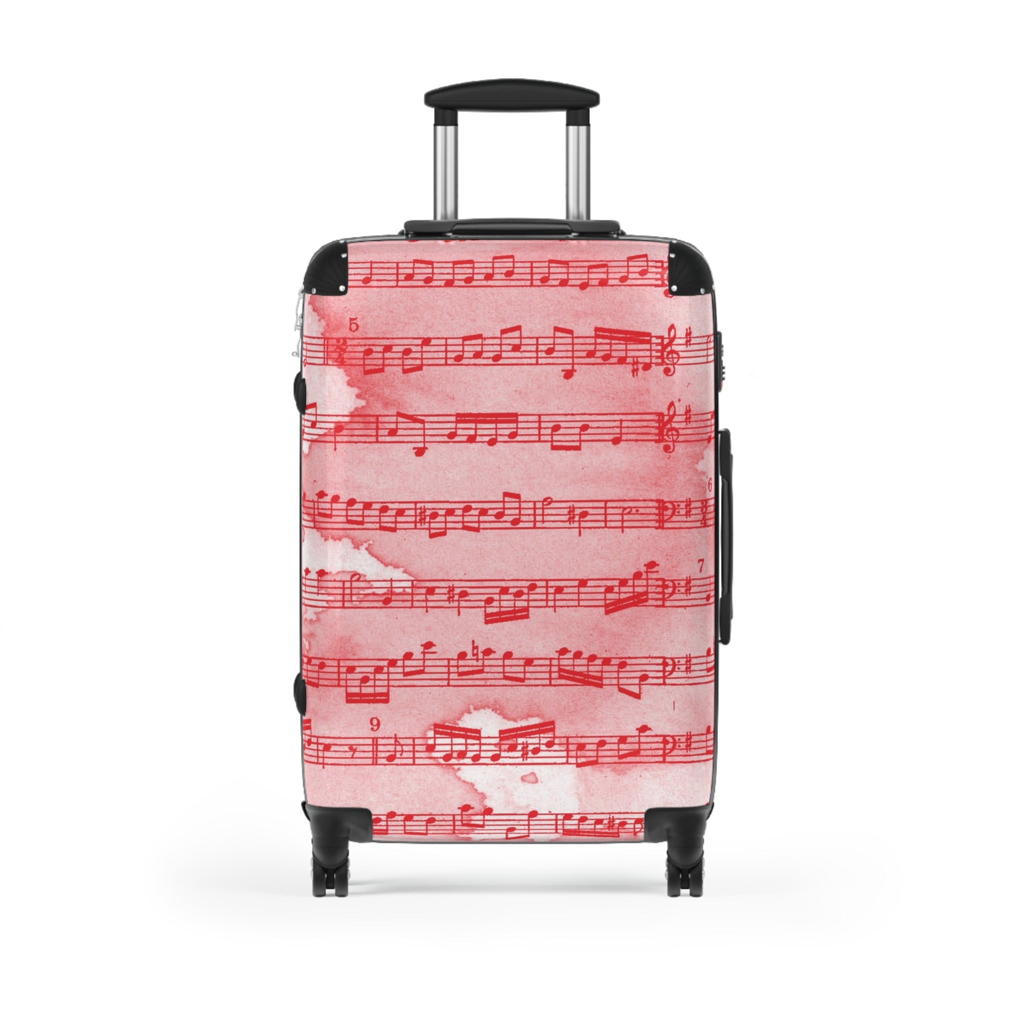 Drip Spill Type Beat Sheet Music Red Suitcase, Artsulli - Art is Long, Life is Short, Bags, Size, Medium, Color, Black, , , 65277817630885011129