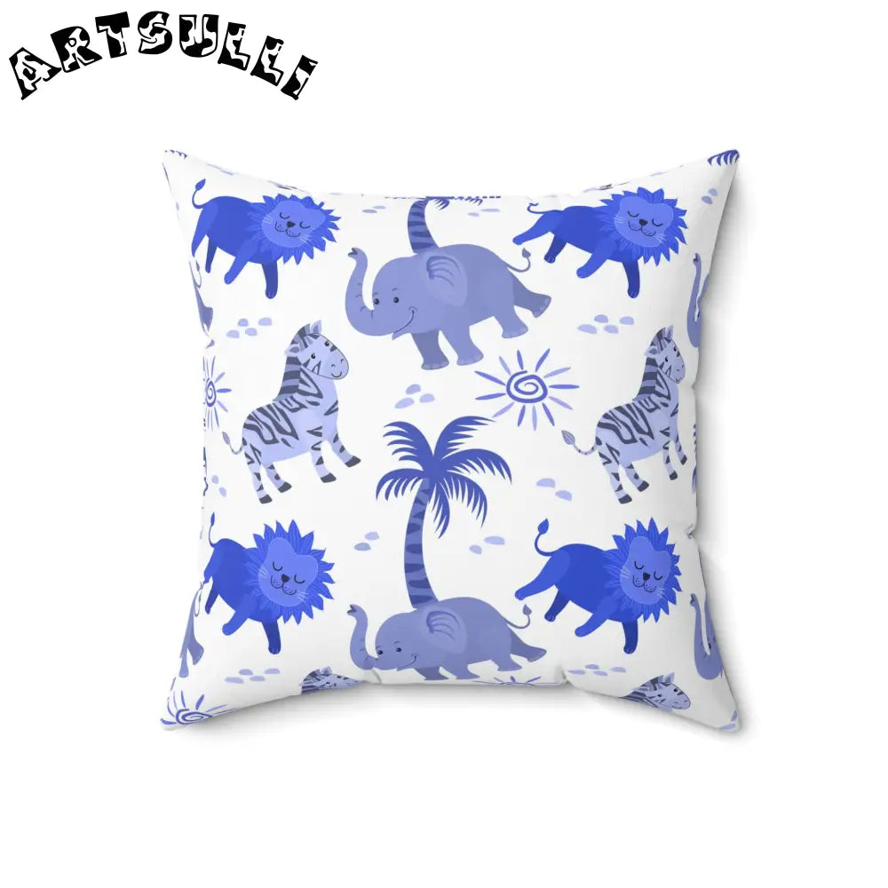 JAKKOUTTHEBXX Spun Polyester Square Pillow JAKKOUTTHEBXX Artsulli