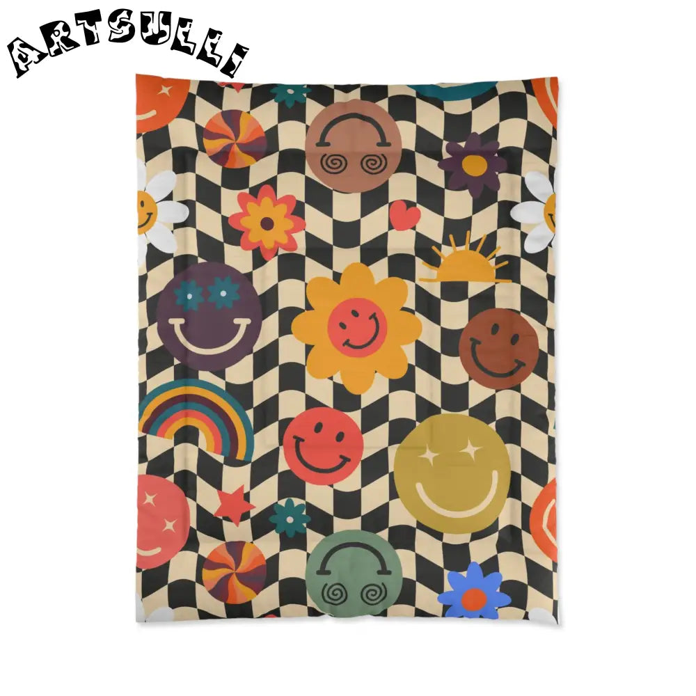 JAKKOUTTHEBXX Trippy x Wavy Checkerboard x Smiley Face x Rainbow x