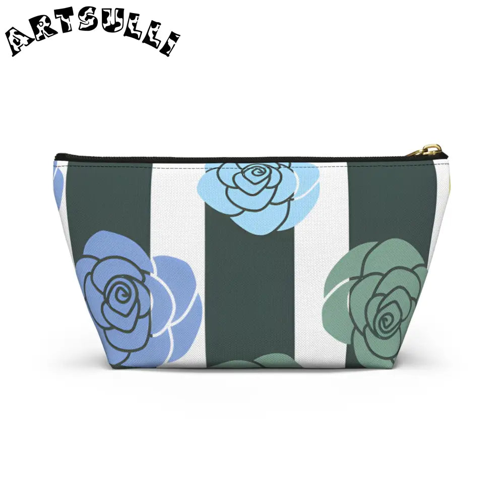 JAKKOUTTHEBXX Stripes x Roses Black and White Accessory Pouch w