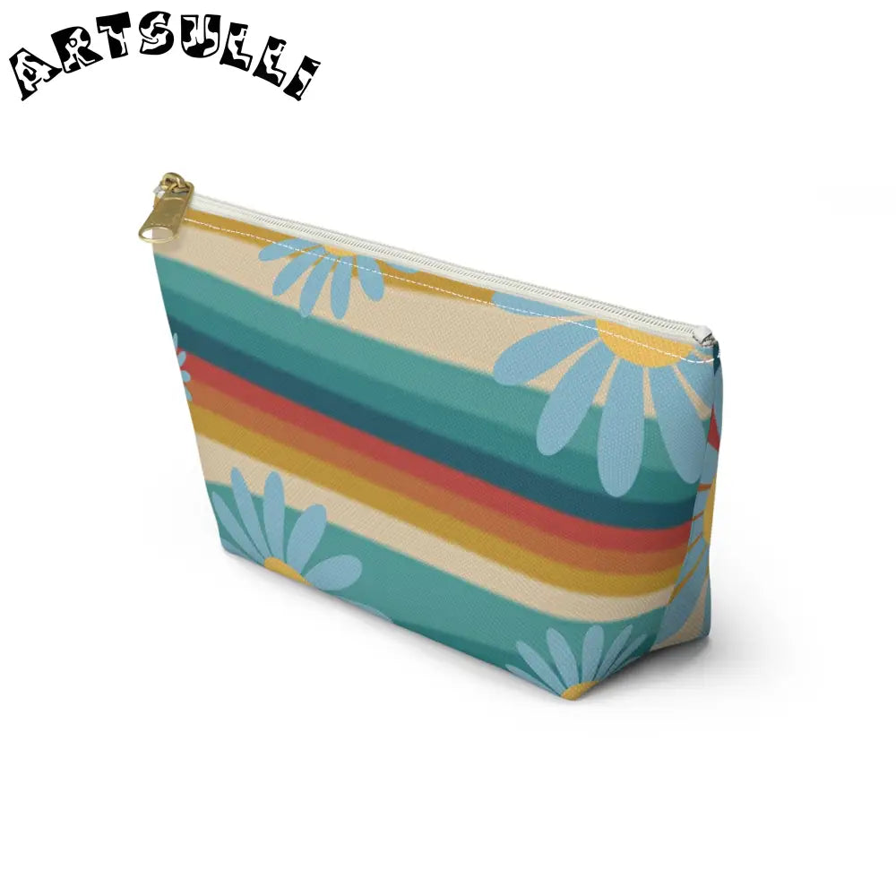JAKKOUTTHEBXX Psychedelic Floral Hills Multi-Color Accessory Pouch w