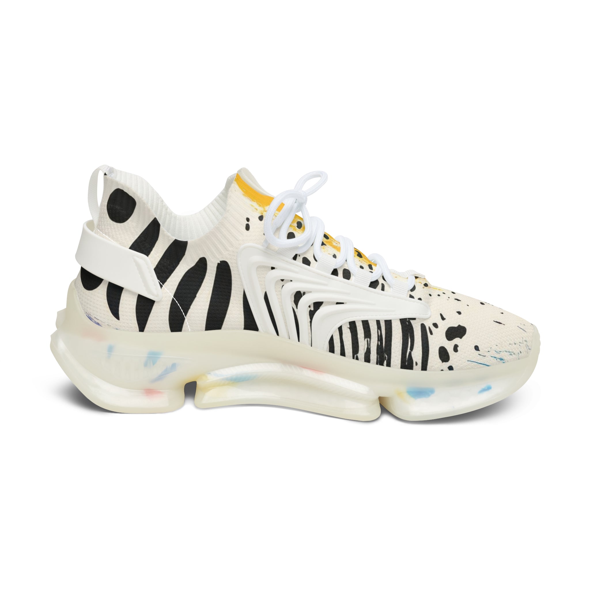 Rae Zebra Rhapsody Women's Mesh Sneakers, Artsulli - Art is Long, Life is Short, Shoes, , , , , , , 