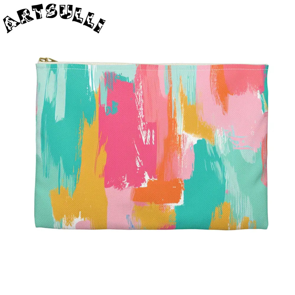 JAKKOUTTHEBXX Preppy Pixel Bloom II Accessory Pouch JAKKOUTTHEBXX