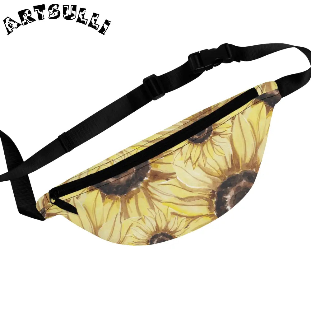 JAKKOUTTHEBXX Retro Anime Sunflower Fanny Pack JAKKOUTTHEBXX