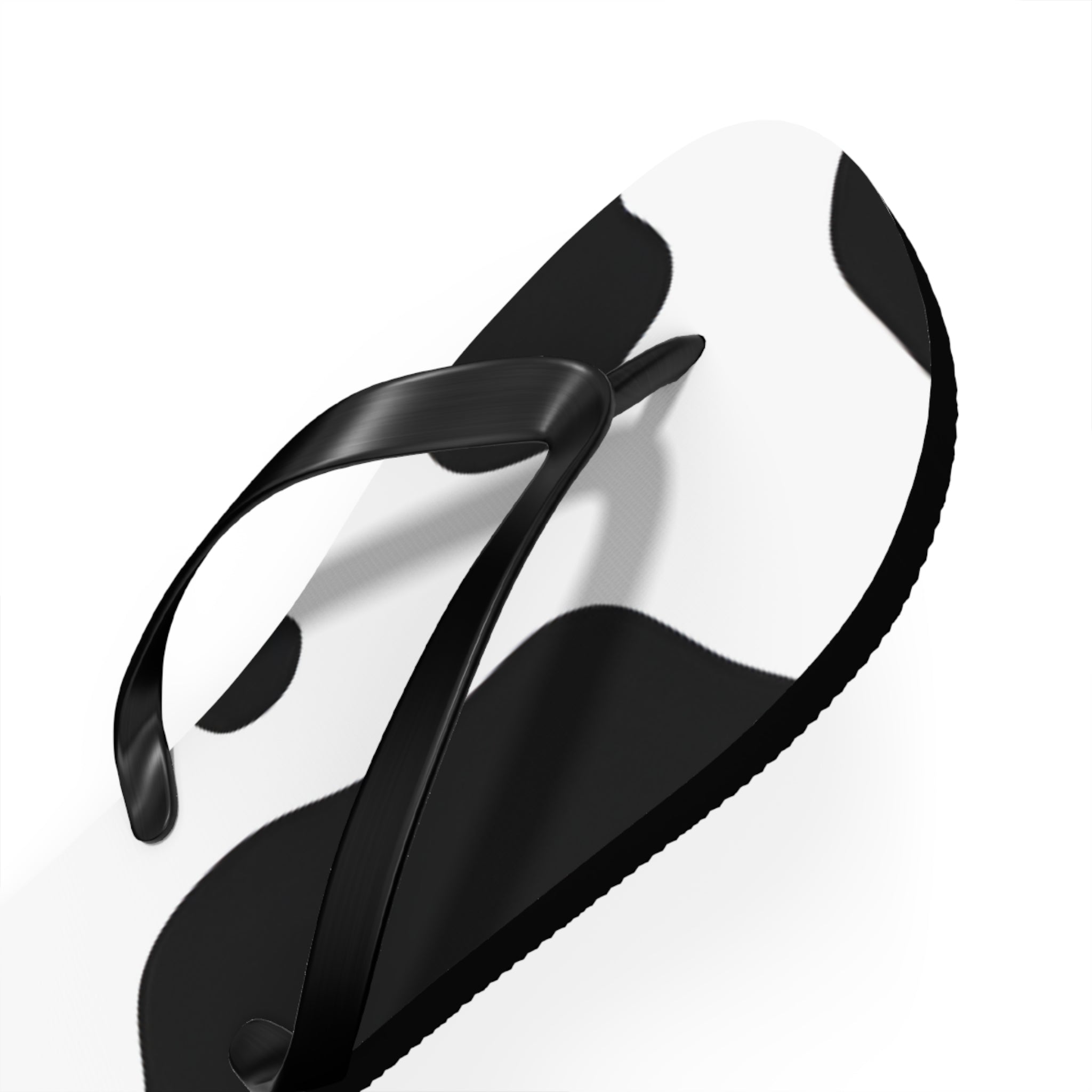Cow Print Focus Flip Flops, Artsulli - Art is Long, Life is Short, Shoes, , , , , , , 