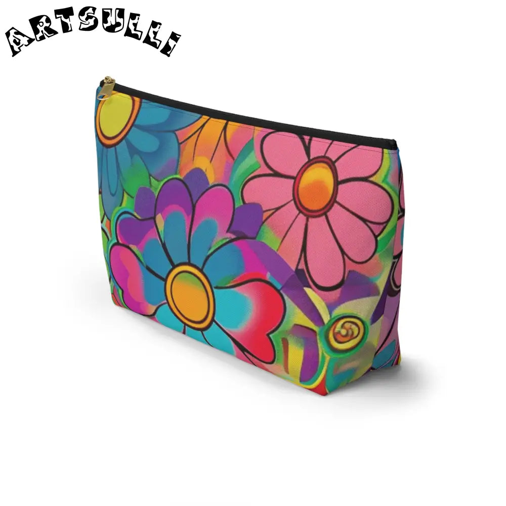 JAKKOUTTHEBXX Chromatic Daisy Dream Accessory Pouch w T-bottom