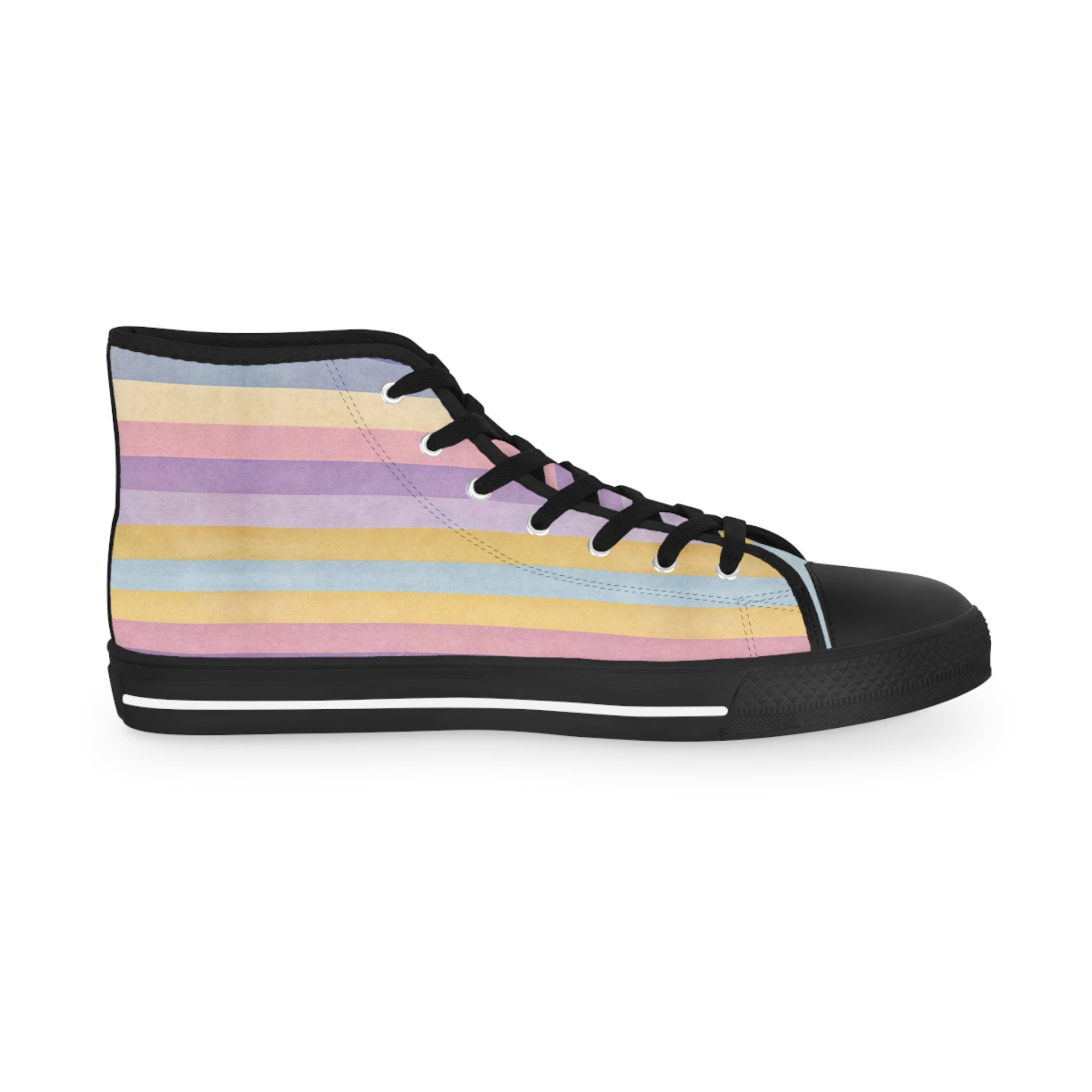 Copy of Men's High Top Sneakers, Artsulli - Art is Long, Life is Short, Shoes, , , , , , , 