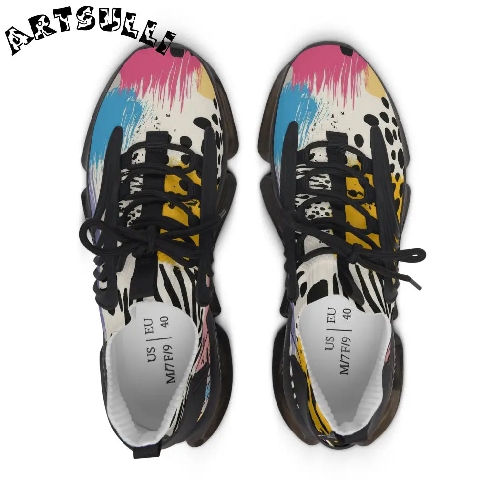 JAKKOUTTHEBXX Rae Zebra Rhapsody II Women’s Mesh Sneakers