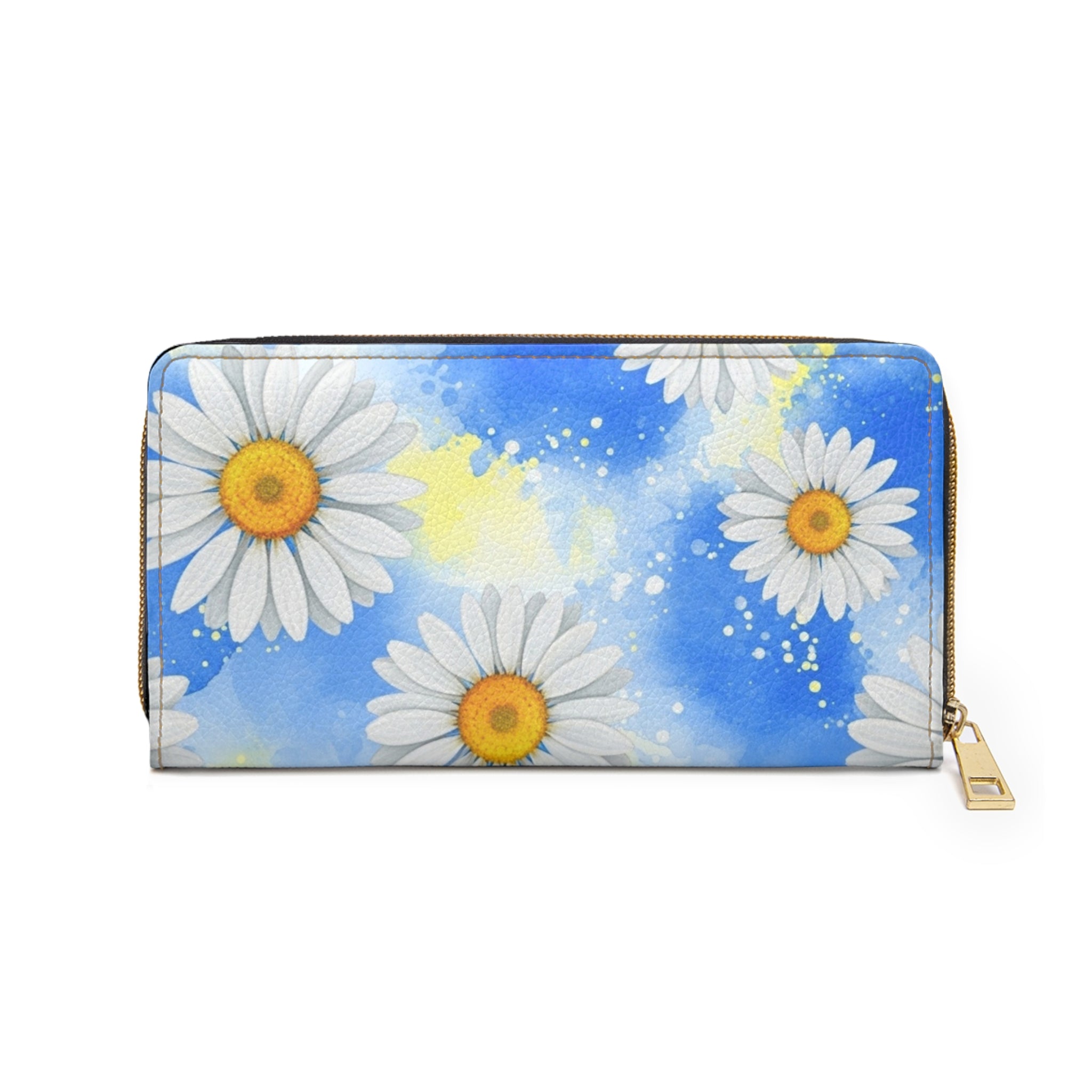 Daisies Zipper Wallet, Artsulli - Art is Long, Life is Short, Accessories, , , , , , , 