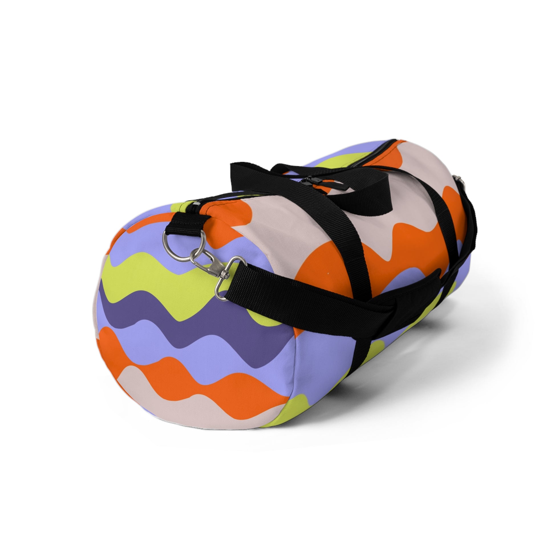 Waves Red and Blue Duffel Bag, Artsulli - Art is Long, Life is Short, Bags, , , , , , , 