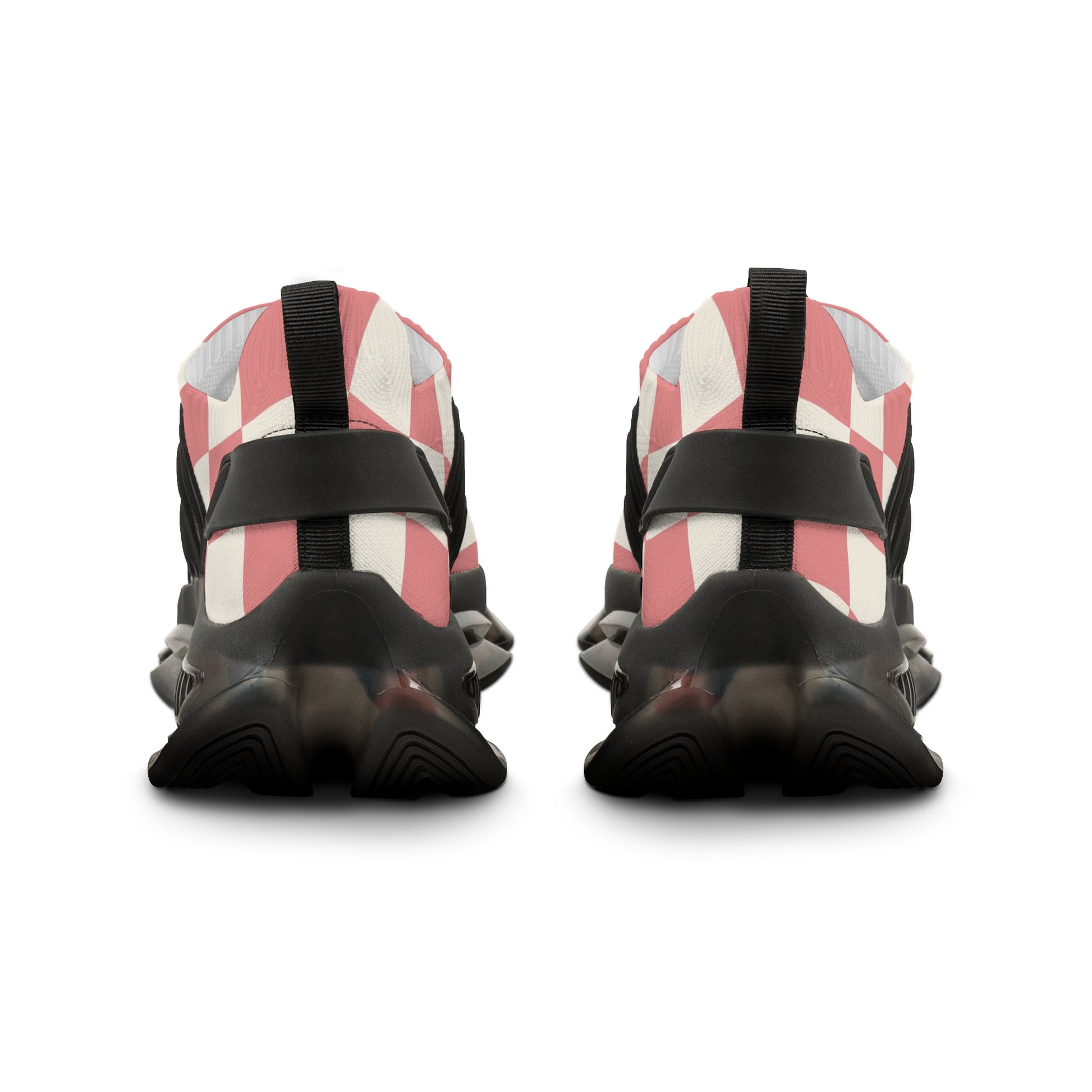 Retro Checkered Grassland Sprites Men's Mesh Sneakers, Artsulli - Art is Long, Life is Short, Shoes, , , , , , , 