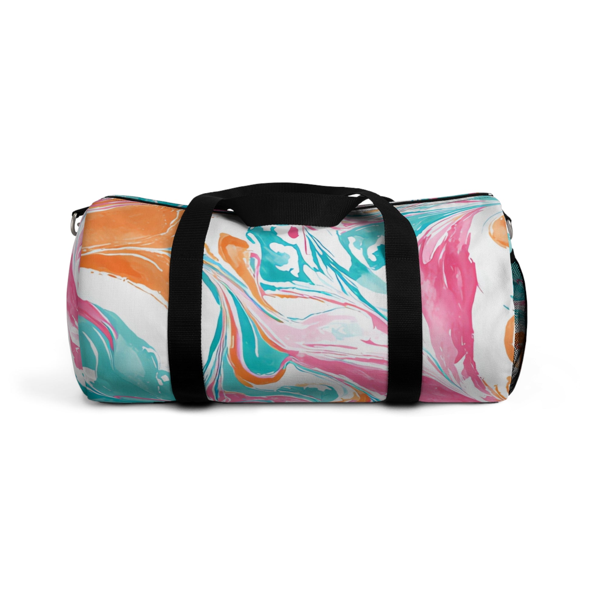 Liquid Pastel Spill Multi-Color Duffel Bag, Artsulli - Art is Long, Life is Short, Bags, Size, Small, , , , , 16158354322008108935