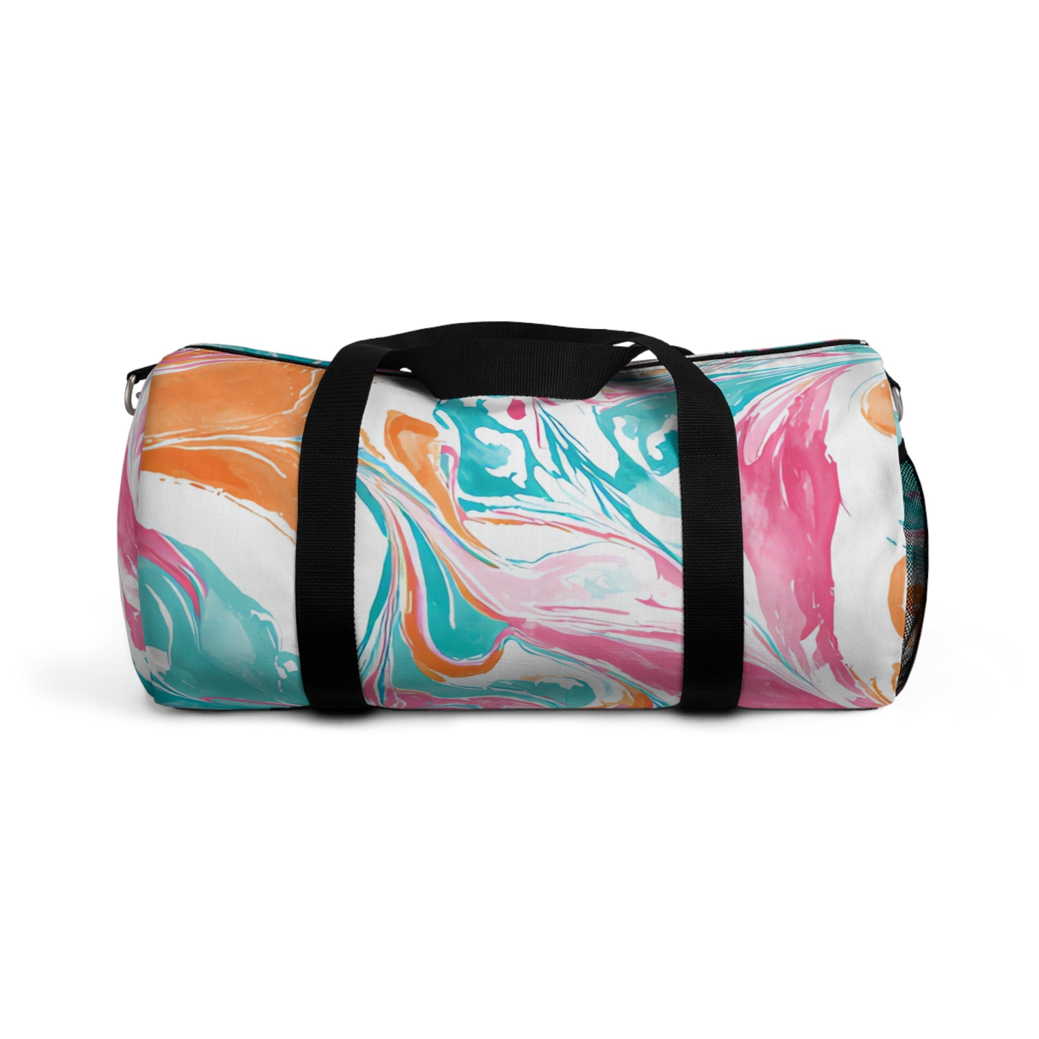 Liquid Pastel Spill Multi-Color Duffel Bag, Artsulli - Art is Long, Life is Short, Bags, Size, Small, , , , , 16158354322008108935