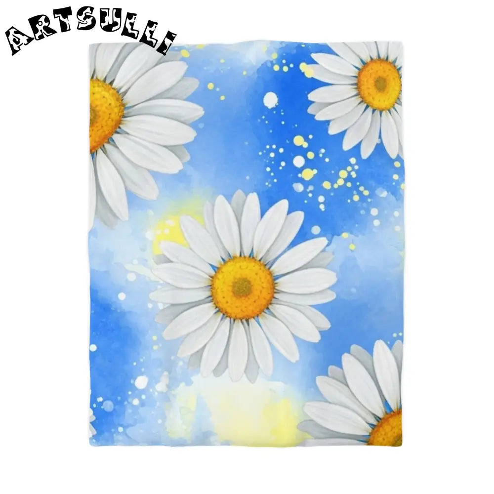 JAKKOUTTHEBXX Daisies Microfiber Duvet Cover JAKKOUTTHEBXX Artsulli