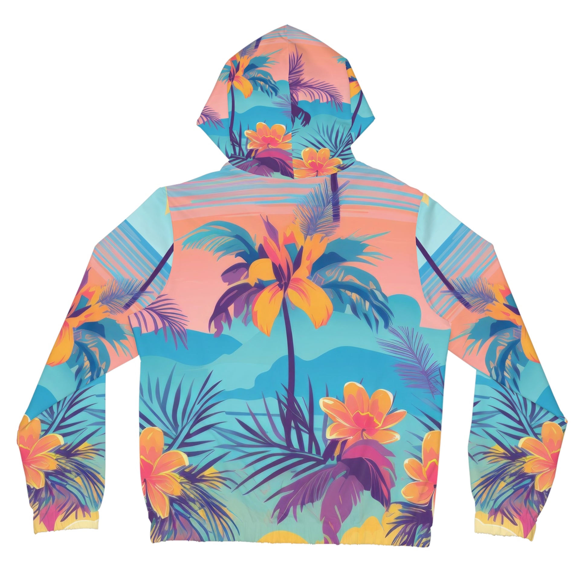 Sunset Paradise Women’s Full-Zip Hoodie (AOP), Artsulli - Art is Long, Life is Short, All Over Prints, , , , , , , 