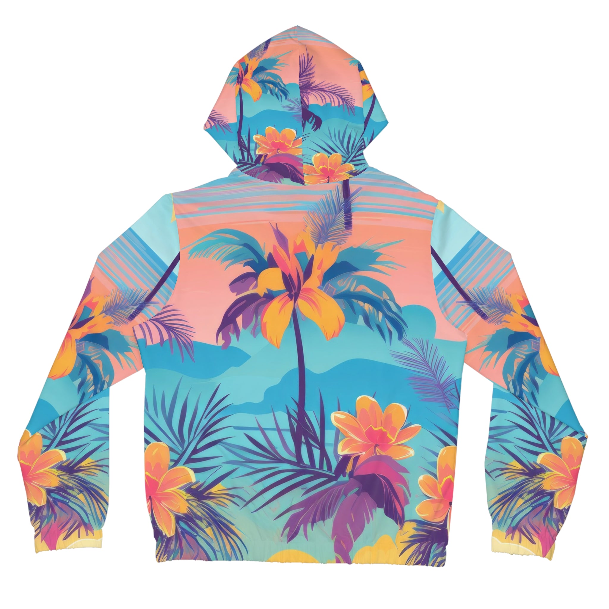 Sunset Paradise Women’s Full-Zip Hoodie (AOP), Artsulli - Art is Long, Life is Short, All Over Prints, , , , , , , 