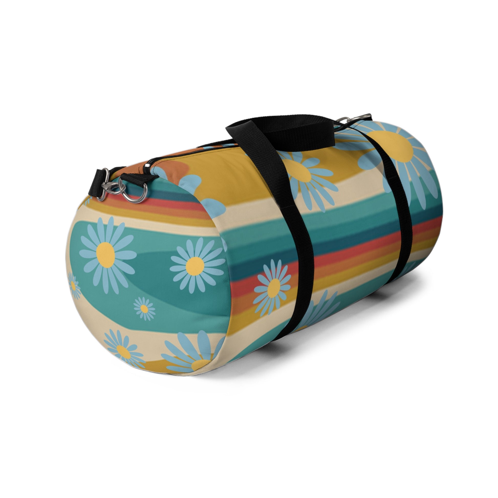 Psychedelic Floral Hills Multi-Color Duffel Bag, Artsulli - Art is Long, Life is Short, Bags, , , , , , , 