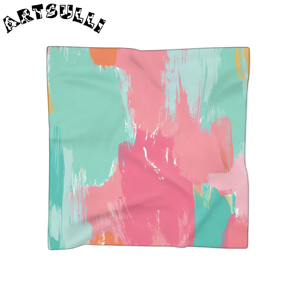 JAKKOUTTHEBXX Preppy Pixel Bloom Poly Scarf JAKKOUTTHEBXX Artsulli