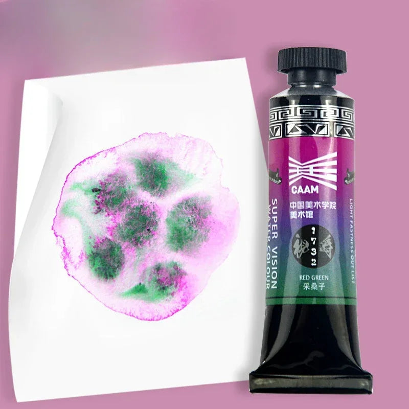 Buy The Best By Artsulli - Art is Long Life Short - 15ml Super Vision Layered Color Solid Watercolor Paint Tools Students Illustration