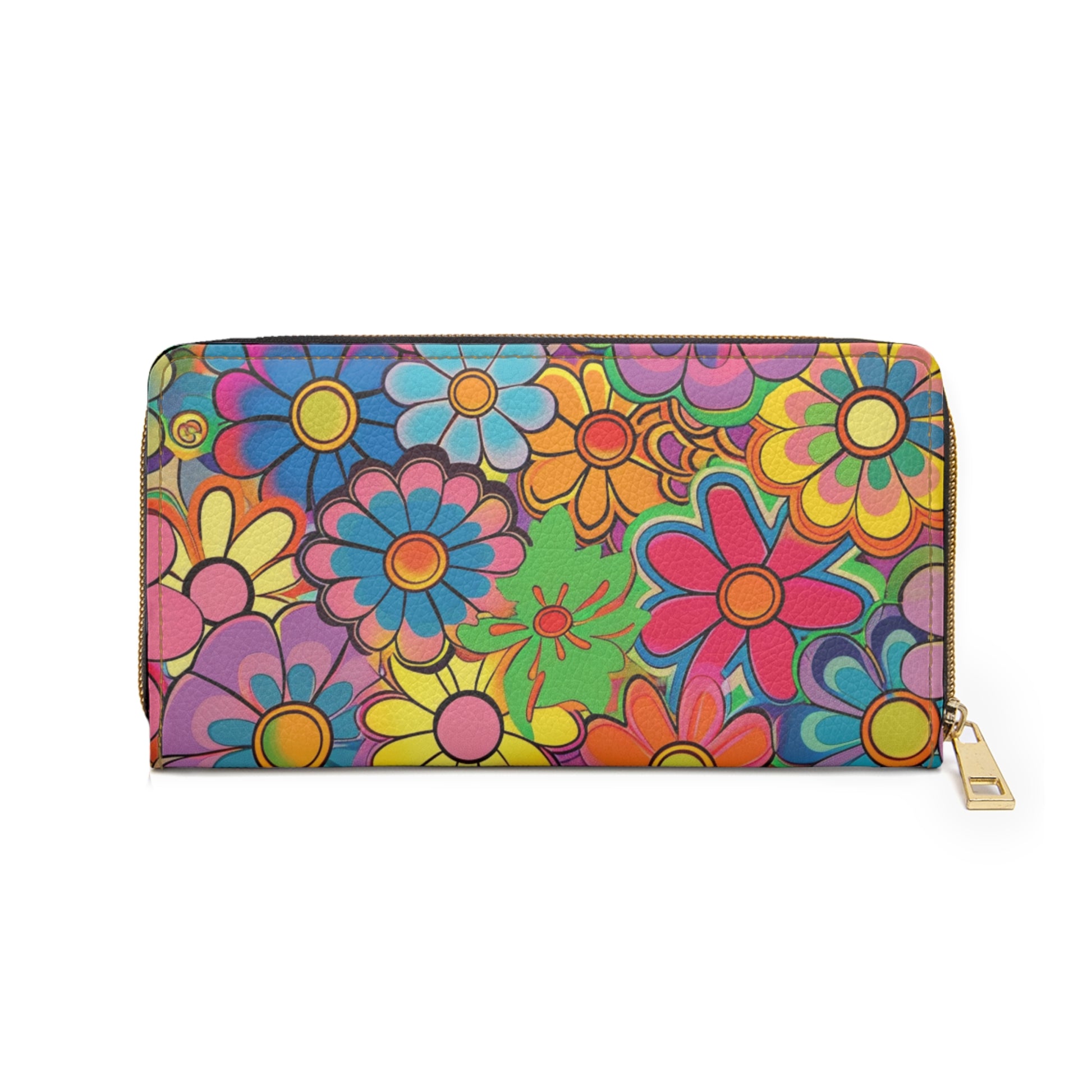 Chromatic Daisy Dream II Zipper Wallet, Artsulli - Art is Long, Life is Short, Accessories, , , , , , , 