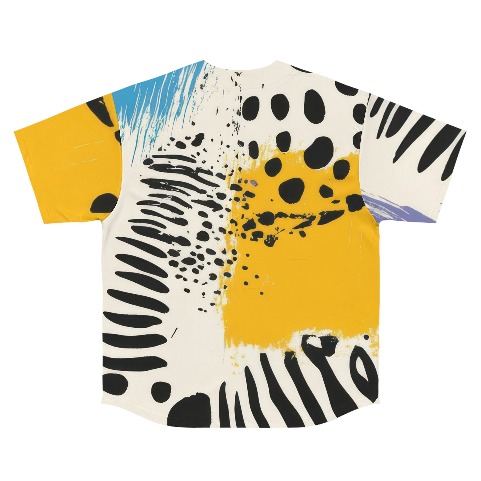 Rae Zebra Rhapsody Men's Baseball Jersey (AOP), Artsulli - Art is Long, Life is Short, All Over Prints, , , , , , , 