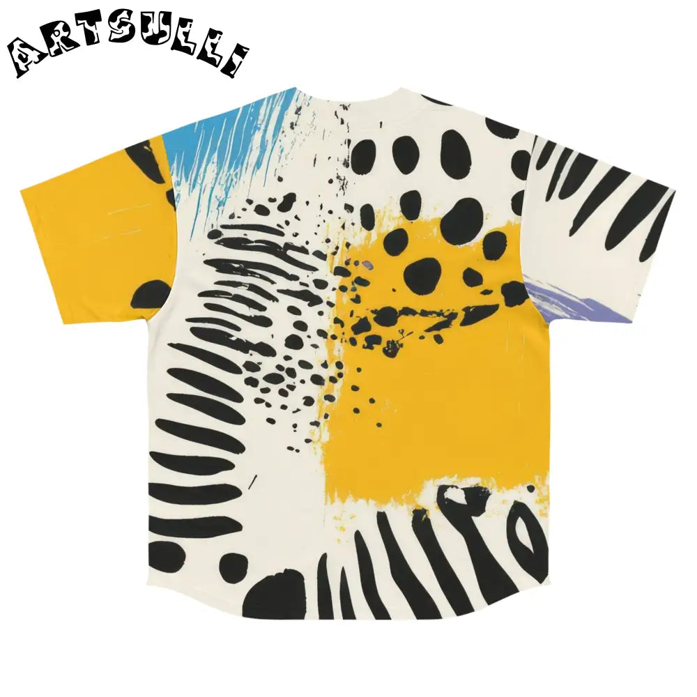 JAKKOUTTHEBXX Rae Zebra Rhapsody Men’s Baseball Jersey (AOP)