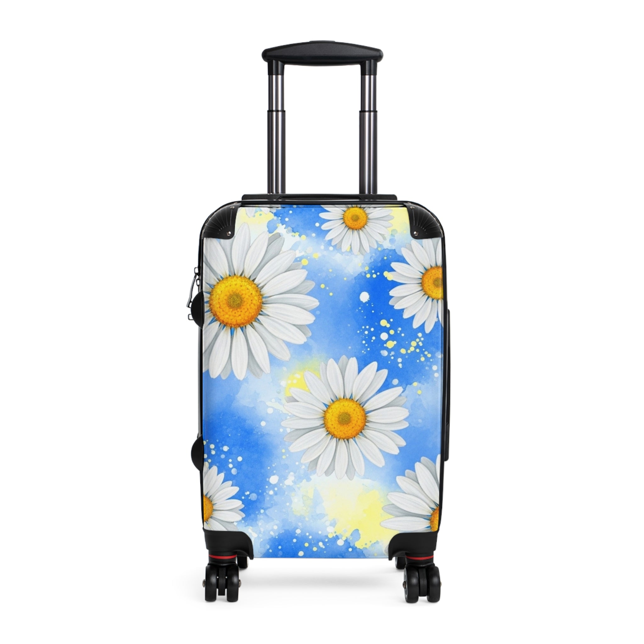 Daisies Suitcase, Artsulli - Art is Long, Life is Short, Bags, Size, Small, Color, Black, , , 23294595432302240773