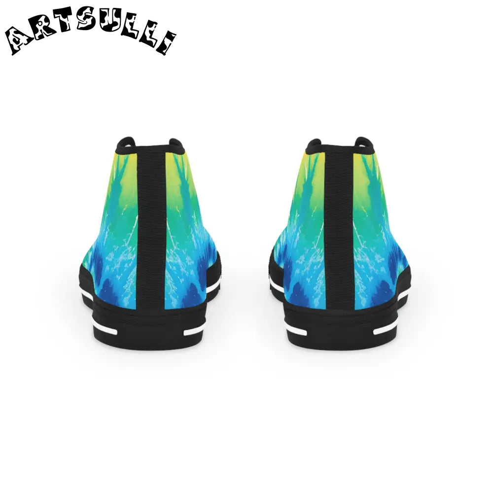 JAKKOUTTHEBXX Tie-Dye High-Top Canvas Sneakers 2025