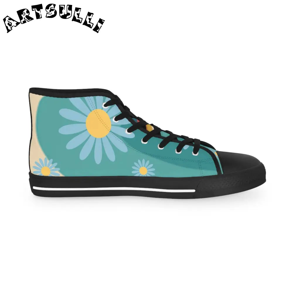 JAKKOUTTHEBXX Psychedelic Floral Hills Multi-Color Men’s High Top