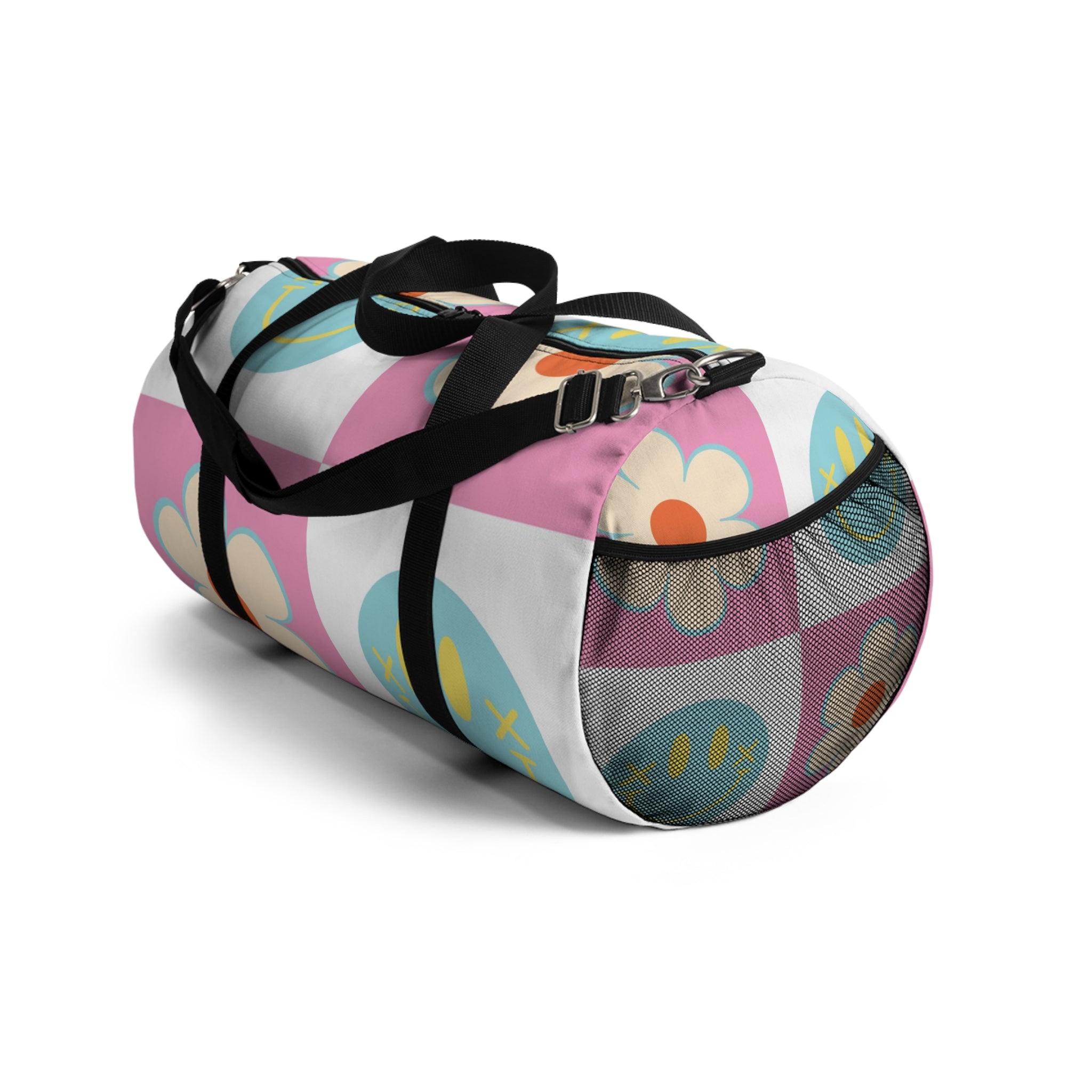 Madotsukis Grin Bloom Duffel Bag, Artsulli - Art is Long, Life is Short, Bags, , , , , , , 