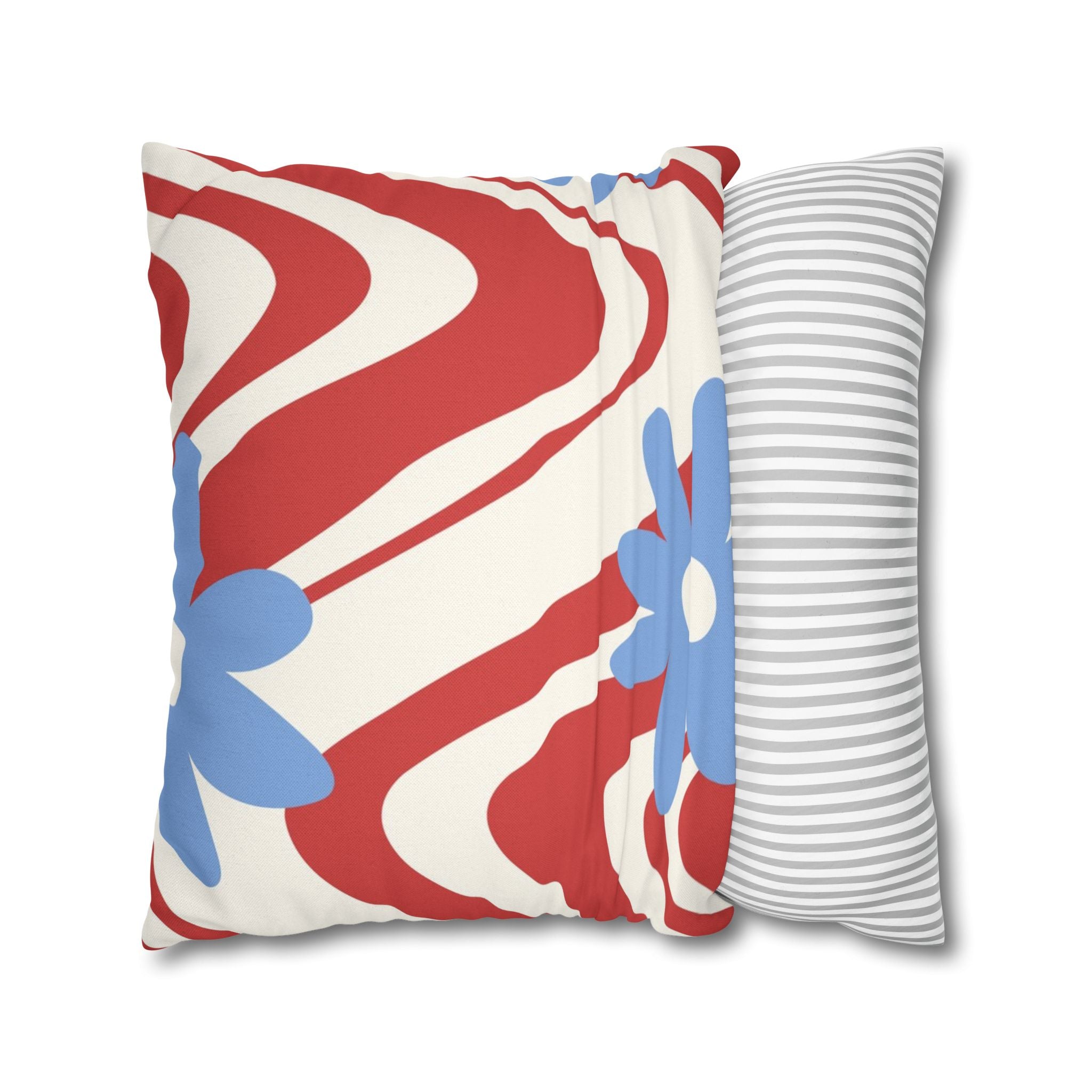 Spun Polyester Square Pillowcase