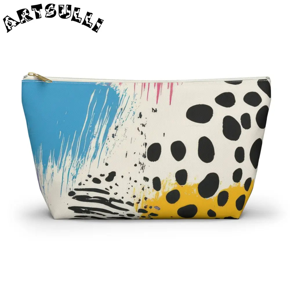 JAKKOUTTHEBXX Rae Zebra Rhapsody Accessory Pouch w T-bottom