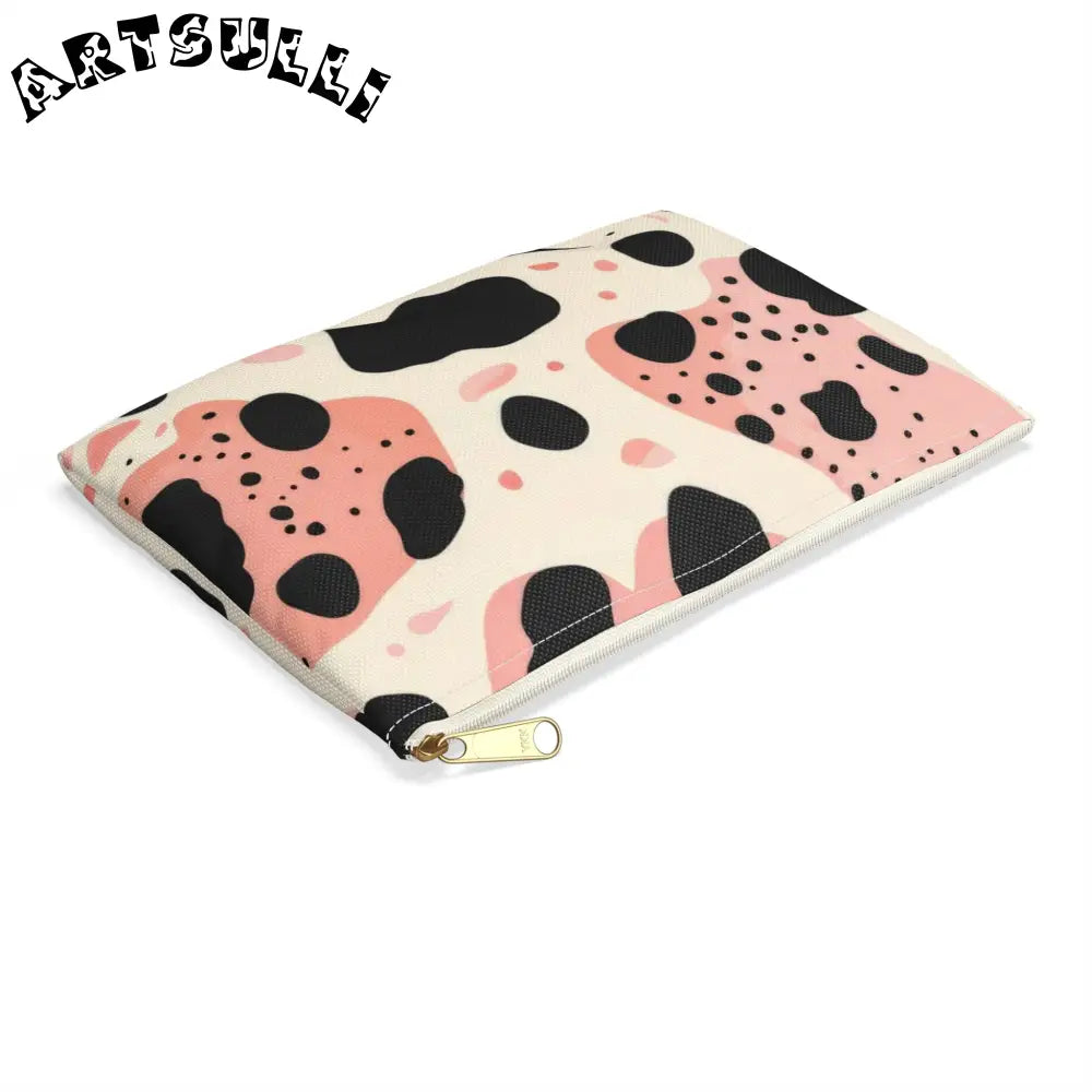 JAKKOUTTHEBXX Pink Cow Print Pencil Cases 2025