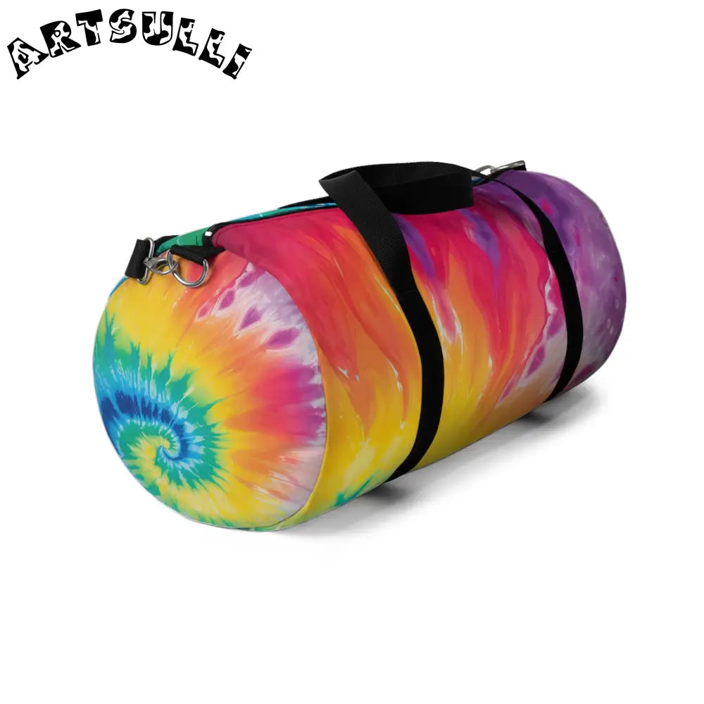 JAKKOUTTHEBXX Colorful Tie-Dye Duffel Bag 2025
