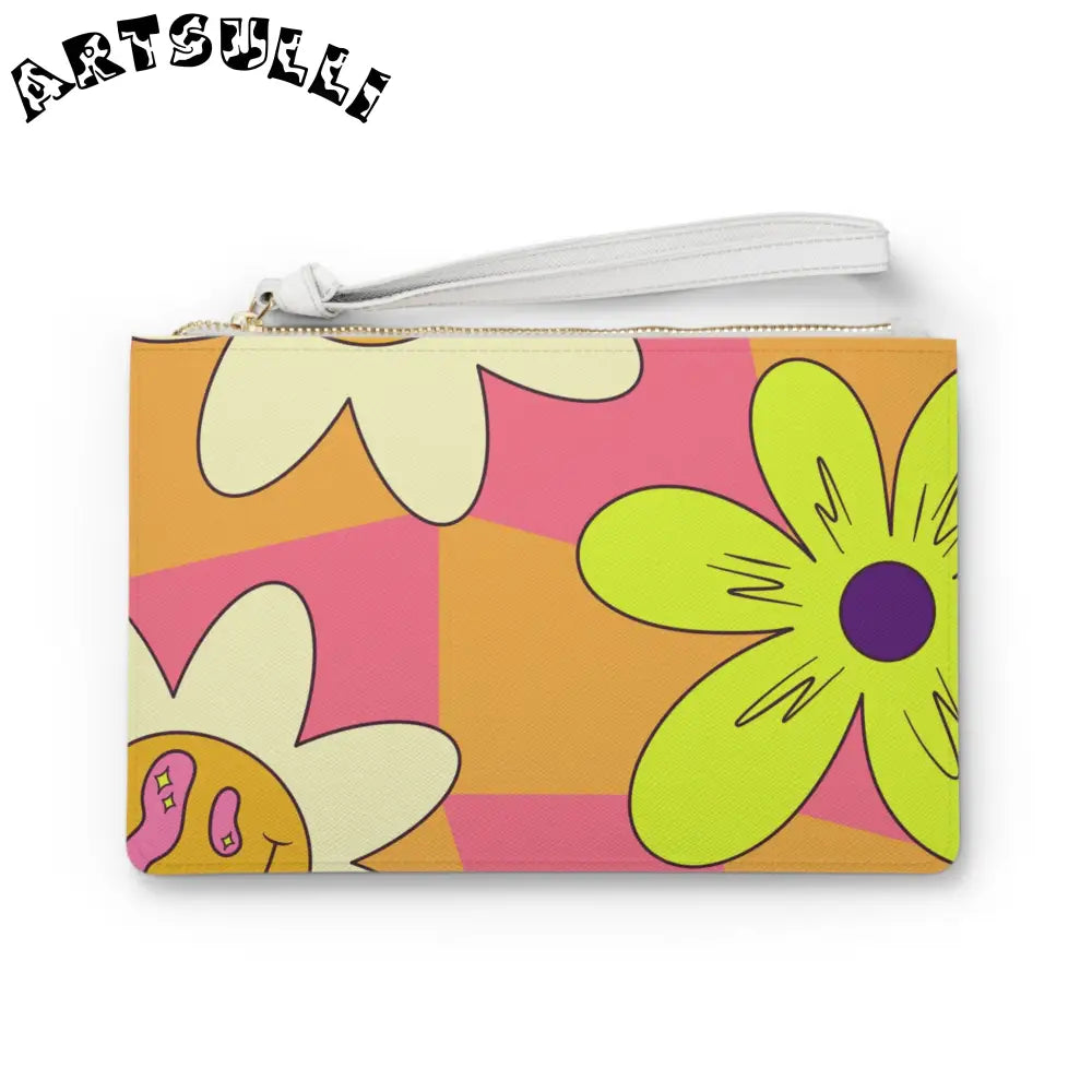 JAKKOUTTHEBXX Trippy Sour Face Rave Clutch Bag JAKKOUTTHEBXX