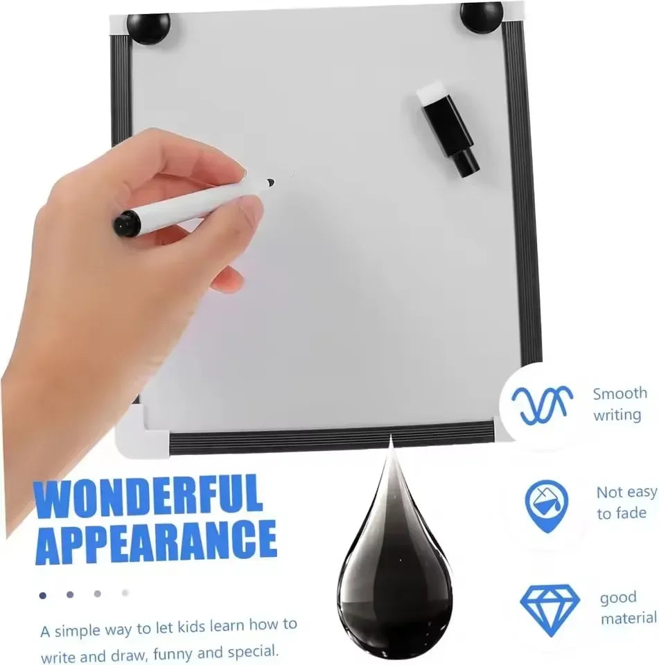 Buy The Best By Artsulli - Art is Long Life Short - Whiteboard Marker Pen Black Dry Erase Caps 2 in 1 Markers Writing Drawing Pens